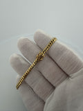 7.25" 14k Yellow Gold Cuban 4mm 9.82g