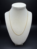 18" 14K Yellow Gold Franco 1.5mm 3.93g