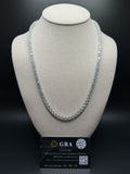 22" 5mm silver moissanite tennis chain, 46ctw D VVS1, 37.5g – Ott Family Jewelry (1)