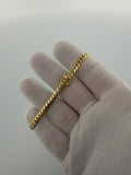 7.5" 5mm solid 14K yellow gold Cuban link bracelet, 15.6g – Ott Family Jewelry (1)