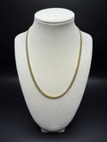 18" 14k Yellow Gold Cuban 4mm 22.65g