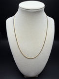 18" 14k Yellow Gold Cuban 1.75mm 4.4g
