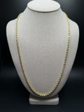 26" 14K Yellow Gold Rope 3.5mm 12.0g