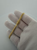 8" 14k Yellow Gold Cuban 5mm 16.65g