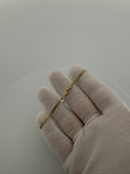 7.5" 2.5mm solid 14K yellow gold Cuban link bracelet, 3.6g – Ott Family Jewelry (1)