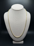 24" 4mm 14K yellow gold rope chain, 30.3g – Ott Family Jewelry (1)