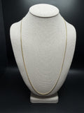 26" 1.75mm solid 10K yellow gold Cuban link chain, 6.6g – Ott Family Jewelry (1)