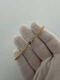 7" 10K Diamond Cut Moon Bead 3mm 3.2g