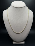 22" 14K Yellow Gold Ice Chain 2.5mm 9.6g