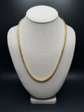 22" 14K Yellow Gold Franco 4mm 52.6g