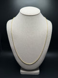 26" 2mm 14K yellow gold rope chain, 9.63g – Ott Family Jewelry (1)