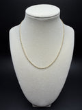 16" 14K Yellow Gold Rope 1.5mm 1.3g