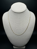 20" 14k Yellow Gold Curb 2mm 4.0g (#2)