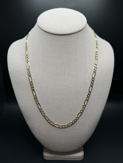 22" 14k Yellow Gold Figaro 5mm 16.9g
