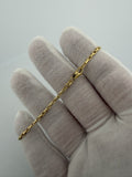 7.5" 14k Yellow Gold Herme$ Link 2mm 3.26g