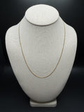20" 14K Yellow Gold Curb 1.5mm 2.3g