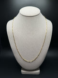 24" 14K Yellow Gold Paperclip 3mm 7.2g