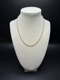 16" 2.5mm 14K yellow gold rope chain, 7.62g – Ott Family Jewelry (1)