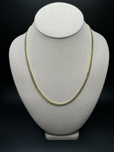 20" 14k Yellow Gold Cuban 4mm 24.2g