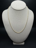 20" 14k Yellow Gold Rope 2.5mm 9.45g