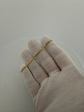 7" 2.5mm solid 10K yellow gold Cuban link bracelet, 3.0g – Ott Family Jewelry (1)