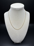 16" 10k Yellow Gold Franco 1mm 3.01g
