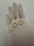 15mm 14k Yellow Gold Huggies 1.5g