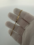 8" 14k Yellow Gold Rope 2.2mm 1.32g
