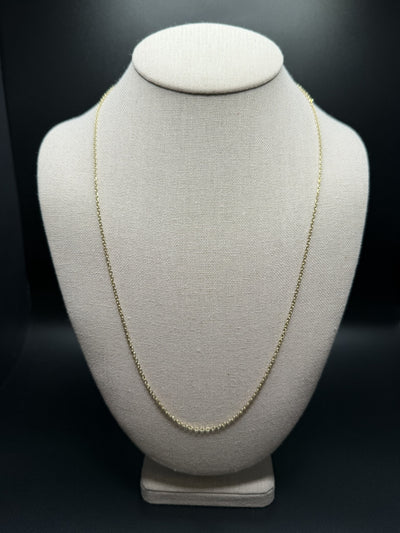 24" 14K Yellow Gold Herme$ 1.8mm 5.05g