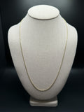 24" 14K Yellow Gold Herme$ 1.8mm 5.05g