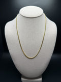 20" 3mm solid 14K yellow gold Cuban link chain, 13.8g – Ott Family Jewelry (1)