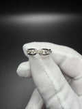 Size 7 Silver Link Style Ring – 1/2ctw VS/VVS Lab Diamond 3.1g