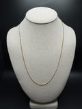 22 inch 1.75mm Cuban link chain in 14K yellow gold, 4.7g - Ott Family Jewelry