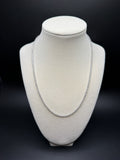 18" Silver 3ctw VS/VVS Lab Diamond Tennis Chain 2.4mm 11.3g