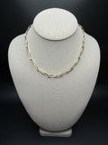 16" 14k Yellow Gold Paperclip 5mm 19.6g