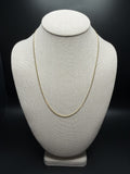 20" 1.75mm solid 10K yellow gold Cuban link chain, 4.3g – Ott Family Jewelry (1)