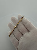 7.5" 4mm 14K yellow gold Cuban bracelet, 8.95g (pre-owned) – Ott Family Jewelry (1)