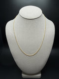 20" 14K Yellow Gold Franco 1.5mm 4.36g