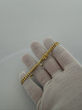 8" 5mm solid 10K yellow gold Cuban link bracelet, 14.25g – Ott Family Jewelry (1)