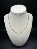 16" 14k Yellow Gold Cuban 2mm 4.6g