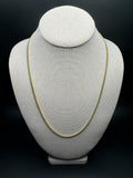 22" 10k Yellow Gold Cuban 3mm 12.9g