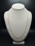 24" 14K Yellow Gold Rope 2mm 7.71g