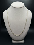 24" 14K Yellow Gold Paperclip 3mm 2.8g