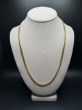 24" 14K Yellow Gold Cuban 5mm 45.65g