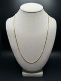 24" 10k Yellow Gold Cuban 2.5mm 9.93g
