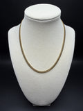16" 14k Yellow Gold Cuban 4mm 20.1g