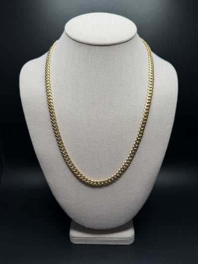 Pre-Owned 22" 14k Yellow Gold Cuban 6mm 66.81g