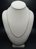 22" 14K White Gold Rope 2.5mm 10.53g