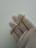 7.5" 14K Yellow Gold Rope 3.5mm 8.6g