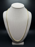 26" 14K Yellow Gold Franco 3mm 34.84g